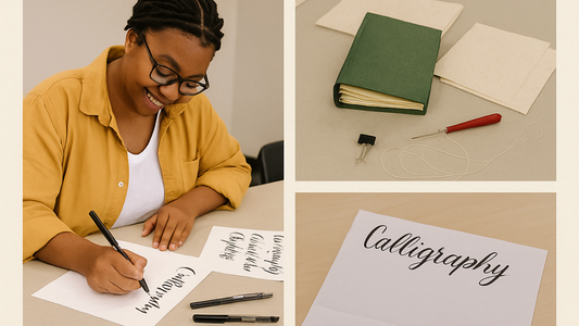 Inky Pages & Threaded Straps: My Week of Crafting, Learning & Big News