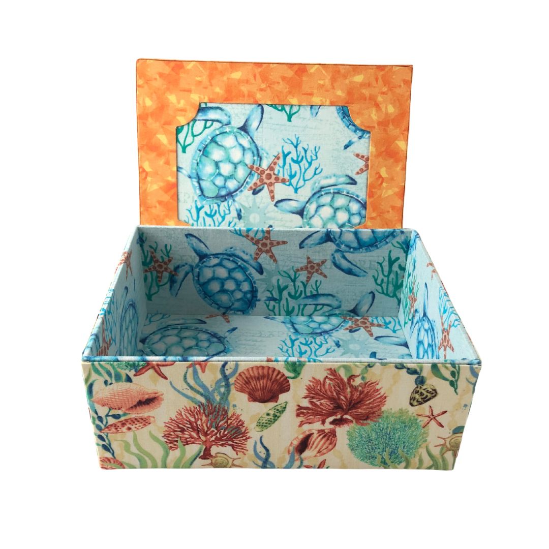 Framed Image Lidded Box – Under the Sea Theme