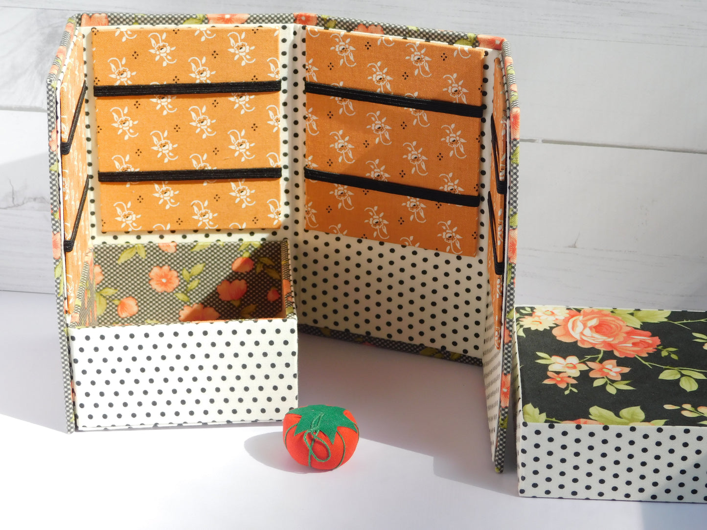 Fabric Folding Box with Lid