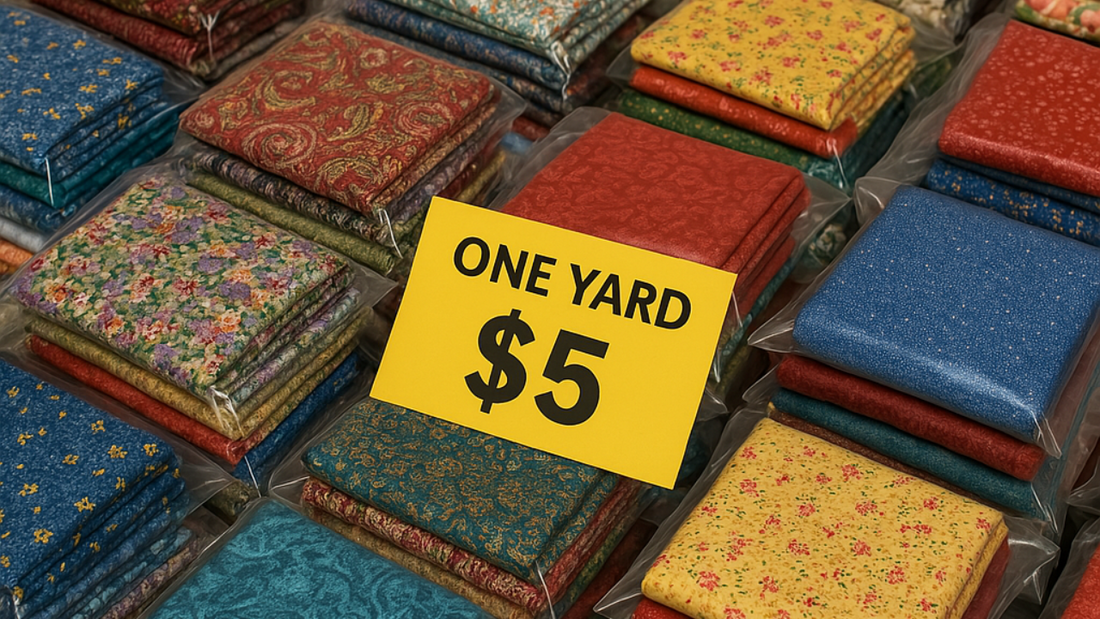 My First Fabric Estate Sale: A Crafter’s Saturday Adventure
